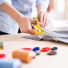 Load image into Gallery viewer, Scissors, Taotree 8" Multipurpose Scissor Bulk Pack of 5, Stainless Steel Sharp Scissors for Office Home General Use, High/Middle School Classroom Class Teacher Student Older Kids Scissors Supplies