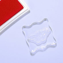 Load image into Gallery viewer, DECORA Acrylic Clear Rubber Stamping Blocks Set with Grid Package of 3
