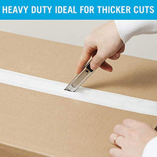 Load image into Gallery viewer, Safety box cutter knife 9pcs, Utility knife retractable box cutter, Box cutters retractable knife, Razor knife, Box knife, Cardboard cutter, Box opener, Utility knives, Boxcutter