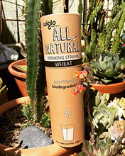 Load image into Gallery viewer, All Natural Wheat Drinking Straws - 120 x 8 inch - Nature's Hay Straw - Disposable, Organic, Biodegradable, Compostable, Eco-Friendly, Sustainable. The Attractive Alternative to Plastic.