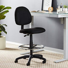 Load image into Gallery viewer, Boss Office Products Ergonomic Works Drafting Chair without Arms in Black