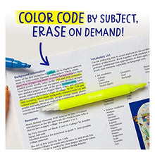 Load image into Gallery viewer, Crayola Take Note Erasable Highlighters, Cool School Supplies, Chisel Tip Markers, 6 Count
