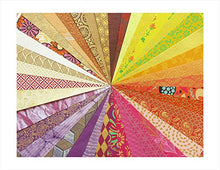 Load image into Gallery viewer, Paperhues Pink-Yellow-Brown Decorative Handmade Scrapbook Papers Collection 8.5x11" Pad, 40 Sheets.