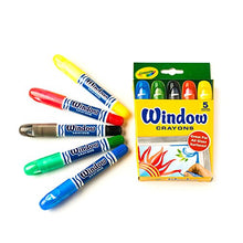 Load image into Gallery viewer, Crayola Washable Window Crayons - 5-count