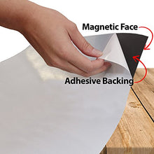 Load image into Gallery viewer, Flexible Magnet Sheet with Adhesive, 30mil Thick. Ideal for DIY Projects at Home - Office - Auto - Shop - Crafts and More! (2' x 1')