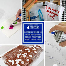 Load image into Gallery viewer, Grafix Impress Inking Palette, 9 by 12-Inch, 25-Pack 9 x 12”, Pad of 25 Disposable, Nonporous Clear Plastic Sheets Used for Rolling Out and Mixing Paint, Gummed on 2 Sides to Prevent Curling