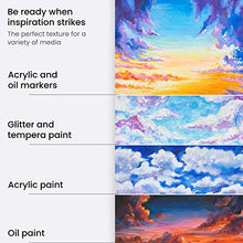 Load image into Gallery viewer, Arteza 9x12” Canvas Pad, 10 Sheets, 100% Cotton, Primed with Acid-Free Gesso, Glue-Bound Pad of Canvas Paper for Acrylic Painting or Oil Paint, Ideal for Painting and Mixed Media