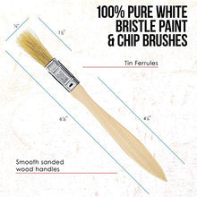 Load image into Gallery viewer, US Art Supply 20 Pack of Assorted Size Paint and Chip Paint Brushes for Paint, Stains, Varnishes, Glues, and Gesso