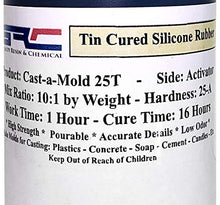 Load image into Gallery viewer, Cast-A-Mold 25T Rtv - Liquid Silicone Mold Making Rubber for Casting Resins, Epoxy and Polyurethane - 5 Gallon