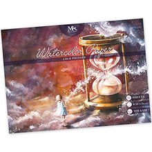 Load image into Gallery viewer, Watercolor Pad – 30 Sheets, 8.5 x 11 Inches, 300gsm - Premium, Cold Pressed Watercolor Paper Perfect for Blending and Layering - for Professionals and Students – MozArt Supplies