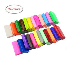 Load image into Gallery viewer, Polymer Clay Starter Kit, CiaraQ 24 Colors Small Block Oven Bake Clay, CiaraQ CPSC Conformed Non-Toxic Molding DIY Clay Oven Baking Clay for Kids, Artists.(12g /Block)