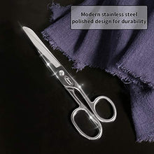 Load image into Gallery viewer, Newness Fabric Scissors, Heavy Duty All Metal Stainless Steel Craft Scissors, Multi-Purpose Professional Sharp Shears for Tailor Dressmaker Craft Cutting Cloth Leather Canvas Denim Paper, 7.24 Inch