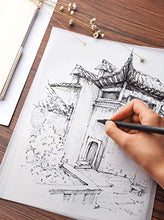 Load image into Gallery viewer, A4 Size Artist’s Tracing Paper, 8.3 x 11.5 inch, 100 Sheets-Translucent Sketching and Tracing Paper for Pencil, Marker and Ink, Lightweight