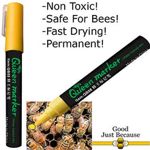 Load image into Gallery viewer, Non Toxic Queen Marker - (Your Choice Of Color) Best Queen Marking Pen 5 Pack (White,Yellow, Red, Green & Blue)