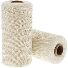 Load image into Gallery viewer, Ivory Cotton Loom Warm Thread Rolls, 800 Yards Each (2 Pack)