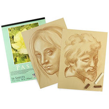 Load image into Gallery viewer, U.S. Art Supply 9" x 12" Premium Pastel Paper Pad, 80 Pound (180gsm), Assorted Natural Tone Paper Colors, Pad of 16-Sheets (Pack of 2 Pads)