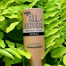 Load image into Gallery viewer, All Natural Wheat Drinking Straws - 120 x 8 inch - Nature's Hay Straw - Disposable, Organic, Biodegradable, Compostable, Eco-Friendly, Sustainable. The Attractive Alternative to Plastic.