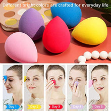 Load image into Gallery viewer, BEAKEY 5 Pcs Makeup Sponge Set Blender Beauty Foundation Blending Sponge, Flawless for Liquid, Cream, and Powder, Multi-colored Makeup Sponges