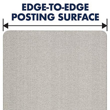 Load image into Gallery viewer, Quartet Bulletin Board for Walls, Fabric, 3' x 2', Frameless Pin Board, Fiberboard, Display Board, Oval Office, Home Office Decor or Home School Organization Board, Vertical/Horizontal, Gray (7683G)