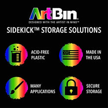 Load image into Gallery viewer, ArtBin Sidekick Art and Craft Supply Storage with Paint Pallet Tray (6816AG)
