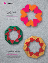Load image into Gallery viewer, Beautiful Origami Paper Wreaths: Handmade Japanese Decorations for Every Occasion
