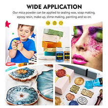 Load image into Gallery viewer, Magicfly 28 Colors Mica Powder, Colorant Paint and Dye for Epoxy Resin, Pigment Powder with 5 Spoons for Soap Making, Lip Gloss, Bath Bomb, Candle Making, Art Craft