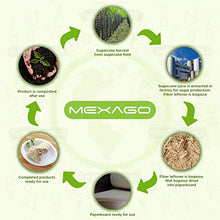 Load image into Gallery viewer, Mexago Eco-Friendly Round Compostable Plates - 10 inch | 100 Count - Natural Alternative to Paper Plate | Made of Sugarcane Bagasse