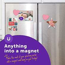 Load image into Gallery viewer, Flexible Adhesive Magnetic Sheets Paper 4x6 Inch - Peel and Stick, Works Great for Pictures!, Cuts to Any Size! Pack of 12