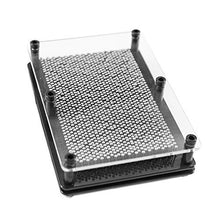 Load image into Gallery viewer, Super Z Outlet Classic 3-Dimensional Pin Art Board Metal Silver Toy for Sculptures, Children & Adults Learning Gift