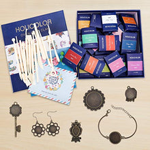 Load image into Gallery viewer, HOLICOLOR 48 Colors Polymer Clay (1.4 oz Per Block) Oven Bake Clay with 37 Jewelry Accessories and 13 Sculpting Tools, Manual Book, Magic Modeling Clay for Arts and Crafts, Polymer Clay Beginner kit