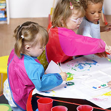 Load image into Gallery viewer, Cubaco 4 Pack Kids Art Smocks Children Waterproof Artist Painting Aprons with Long Sleeve and 3 Pockets for Age 3-8 Years