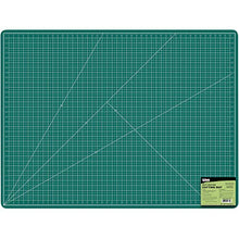 Load image into Gallery viewer, US Art Supply 36" x 48" Green/Black Professional Self Healing 5-Ply Double Sided Durable Non-Slip PVC Cutting Mat Scrapbooking, Quilting, SewingArts & Craft