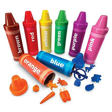 Load image into Gallery viewer, Learning Resources Rainbow Sorting Crayons, Various Colors, 56 Pieces