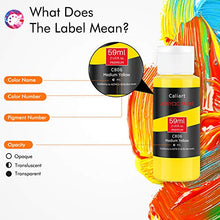 Load image into Gallery viewer, Acrylic Paint Set, Caliart 24 Vivid Colors (59ml, 2oz) Art Craft Paint Supplies for Canvas Wood Ceramic Rock Painting, Rich Pigments Non Toxic Paints for Kids Beginners Students Adults Artist Painter