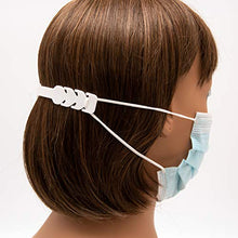 Load image into Gallery viewer, The Beadsmith Fablastic Mask Mate Adjustable Extenders, 7.5 inches, White Color, 2 Pack, Make Your Mask More Comfortable, Extension Hook for Extending Masks, Extender Strap