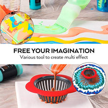 Load image into Gallery viewer, Nicpro Acrylic Pouring Kit, Artist Starter Supplies Including 19 Colors Acrylic Paints,Pouring Medium, Silicone Oil, Canvases, Gloves, Strainers, Brushes, Mixing Stick for Flow DIY Painting