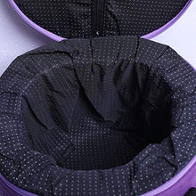 Load image into Gallery viewer, Purple Colored Canvas Carrier for Crystal Singing Bowl 8"