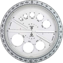 Load image into Gallery viewer, Helix Angle and Circle Maker with Integrated Circle Templates, 360 Degree, 6 Inch / 15cm, Assorted Colors (36002)