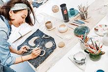 Load image into Gallery viewer, Arteza Pottery Tools & Clay Sculpting Tools, Set of 22 Pieces in PET Storage Tube, for Clay, Pottery, Ceramics Artwork & Holiday Crafts