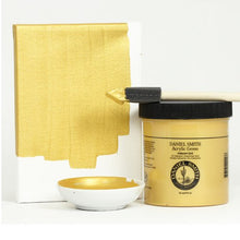 Load image into Gallery viewer, DANIEL SMITH Acrylic Gesso, 16oz Jar, Iridescent Gold, 284040003