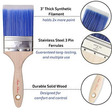 Load image into Gallery viewer, Bates Paint Brushes - 4 Pack, Treated Wood Handle, Paint Brush, Paint Brushes Set, Professional Brush Set, Trim Paint Brush, Paintbrush, Small Paint Brush, Stain Brush