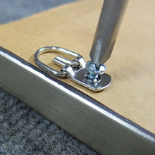 Load image into Gallery viewer, D Ring Picture Hangers with Screws - Pro Quality d-Rings - 100 Pack - Picture Hang Solutions