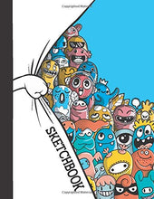 Load image into Gallery viewer, Sketchbook: Cute Monsters Blank Drawing Pad For Kids 8.5"x11" 100 Pages Gifts Sketch Book Journal For Writing Doodling Sketching / Greeting Card Alternative / Doodle Art Supplies For Boys & Girls