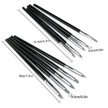 Load image into Gallery viewer, Hamineler 25 Pcs Clay Sculpting Tools Polymer Stylus Tool Set, Clay Shaping Tools Rubber Brushes Wipe Out Tool for Sculpture Pottery, Blending, Drawing