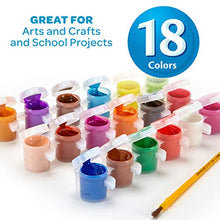Load image into Gallery viewer, Crayola Washable Kids Paint Set & Paintbrush, Painting Supplies, 18 Count