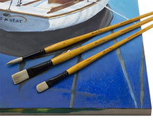 Load image into Gallery viewer, Creative Mark Mimik Paint Brush Professional Artist Synthetic Hog Bristle Long Handled Brush- Filbert Size 6