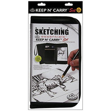 Load image into Gallery viewer, Drawing and Sketching Pencil Set In Zippered Carrying Case