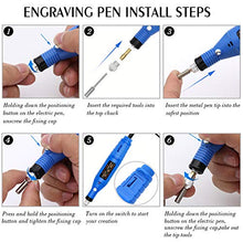 Load image into Gallery viewer, Engraving Tool Kit, PETUOL 123PCS Multifunctional Wired Rotary Engraver Pen DIY Miniature Sander Tool Sets, Suitable for Polishing Metal, Glass, Ceramics, Plastic, Wood, Jewelry, Nails