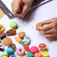 Load image into Gallery viewer, Mr. Pen- Food Erasers, Erasers, 30 Pack, Puzzle Erasers, Take Apart Erasers, Fruit Erasers, Pull Apart Erasers, Erasers for Kids, Fun Erasers, Gifts for Kids, Prizes for Kids Classroom, Pencil Erasers