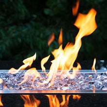 Load image into Gallery viewer, Celestial Fire Glass High Luster, 1/2" Reflective Tempered Fire Glass in Diamond Starlight, 10 Pound Jar